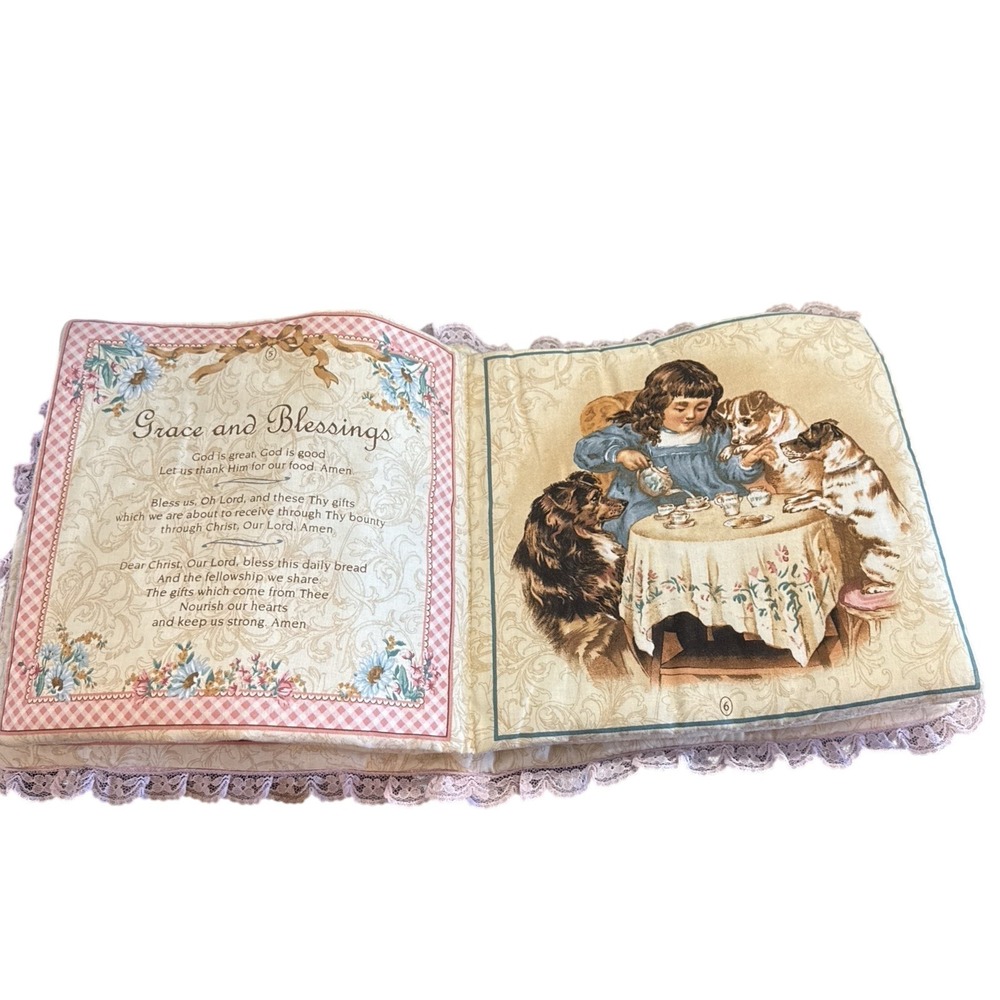 Vintage Early Enchantment for VIP Soft Cloth Book Learning To Pray For Children - Picture 4 of 9